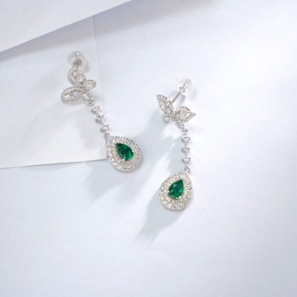 6181559f-ea21-4f13-be26-bcbcaf961cac.jpeg S925 Sterling Silver Bowknot Dangle Earrings