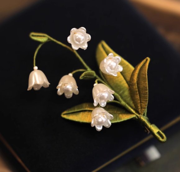 Lily Of The Valley Brooch