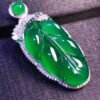 Jade Green Buddha Guanyin Pendant Necklace