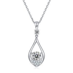 67662e25-5528-4c27-8e1f-5d94254a18d7.jpg S925 Sterling Silver Teardrop Necklace