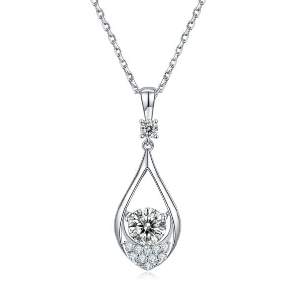 S925 Sterling Silver Teardrop Necklace