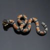 Full zircon color snake pendant