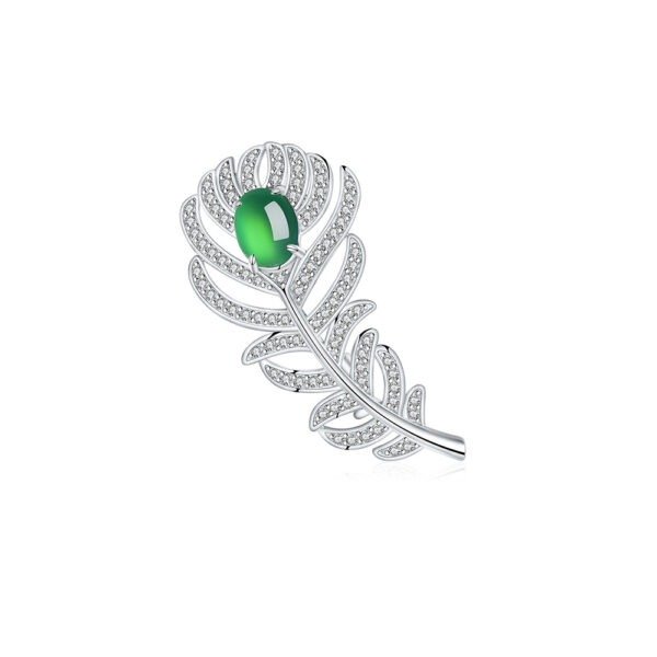 6c0242e0-ae44-4d01-96c0-692f3ef49acb.jpeg S925 Sterling Silver Feather Brooch