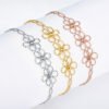 S925 Sterling Silver Flower Bracelet