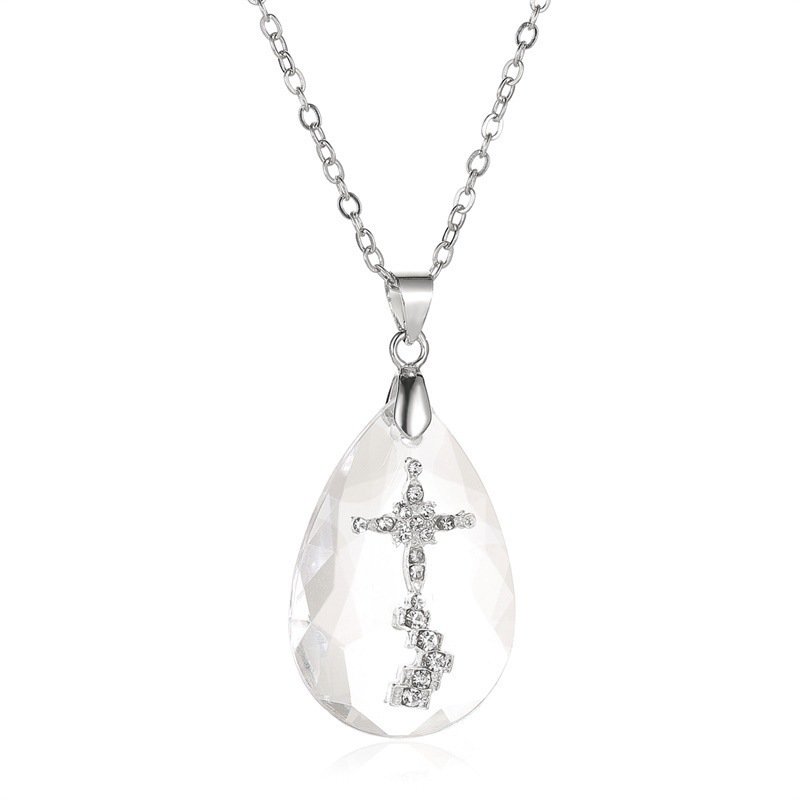 Simple Wild Drop Pendant Necklace