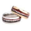 Stainless Steel Wood Grain Ring