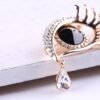 Diamond-encrusted brooch