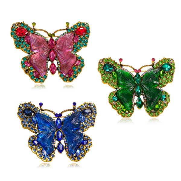 Butterfly brooch pin