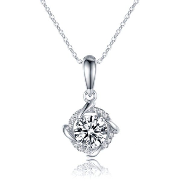 S925 Sterling Silver Moissanite Necklace