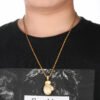 7391113187625.jpg Zircon gold boxing gloves Pendant Necklace