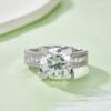 S925 Sterling Silver 5ct round cut stone 11mm