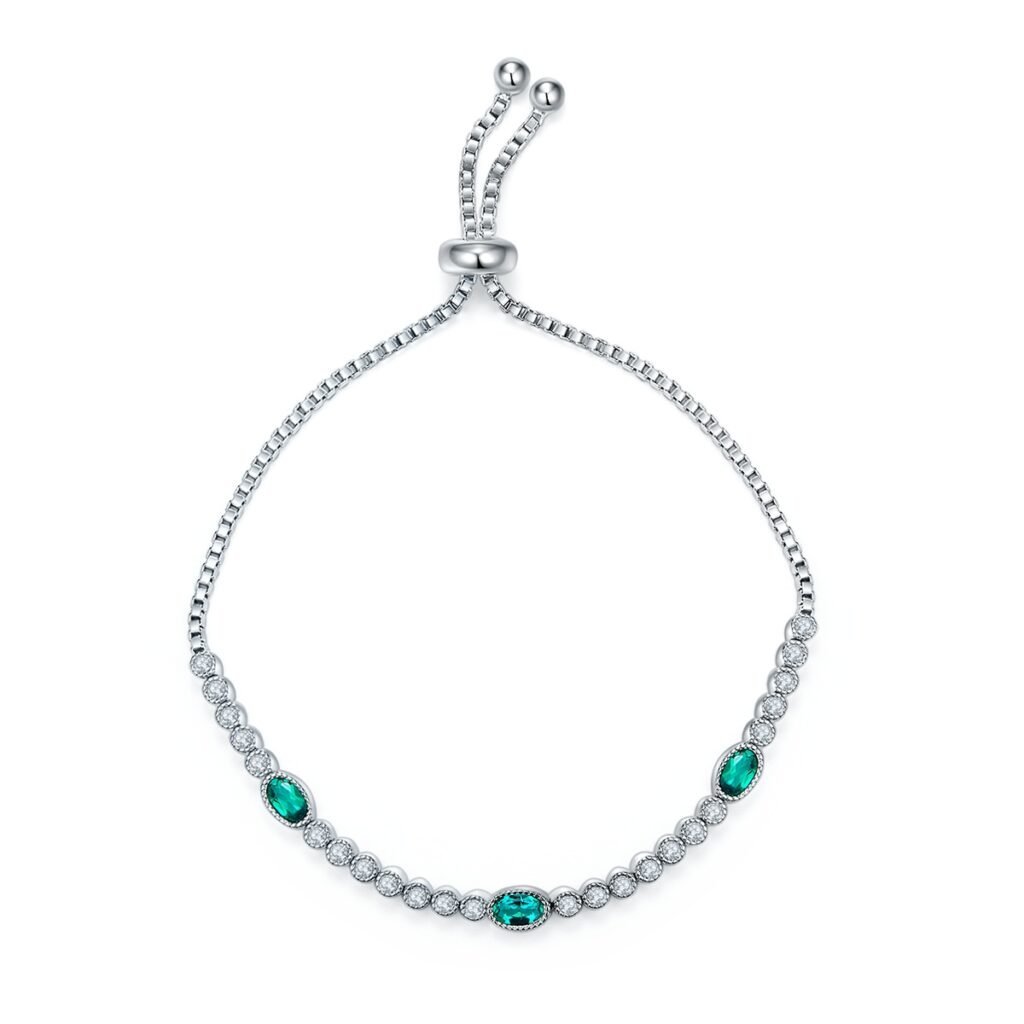 S925 Sterling Silver Adjustable Slider Bracelet
