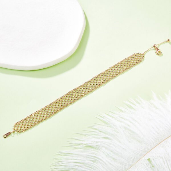 7ae05577-8d80-4864-869e-a524329451e5.jpeg S925 Sterling Silver Mesh Bracelet For Women