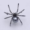 Spider Pearl Large Brooch