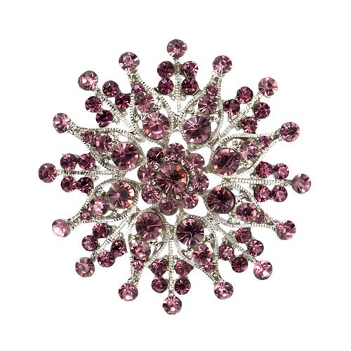 Diamond Fashion Crystal Sunflower Pin