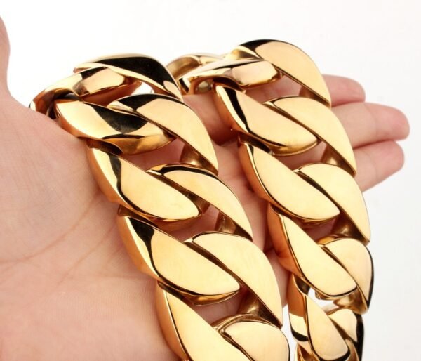 80094217369.jpg Men's Titanium Steel Vacuum Plating Necklace