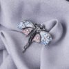 Enamel Butterfly Brooch
