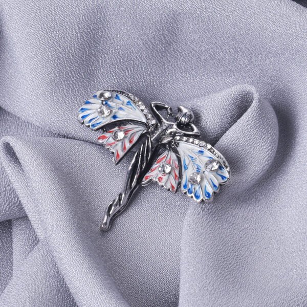 Enamel Butterfly Brooch