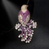 Crystal Corsage Bird Brooch