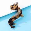 Fashion Acrylic Dog Brooch