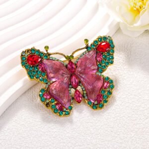 Butterfly brooch pin