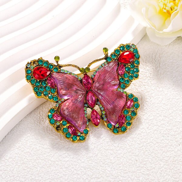 Butterfly brooch pin