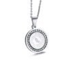 86cf7b07-7407-4ee6-80ce-e521c91f1e12.jpg Stainless Steel Rhinestone Prayer English Scripture Pendant