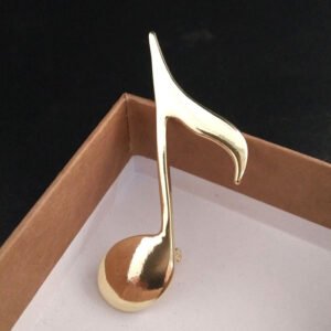 Musical Note Natural Pin Brooch