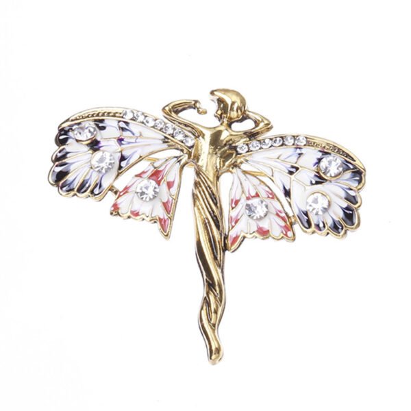 Enamel Butterfly Brooch
