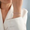 S925 Sterling Silver Station Bracelet