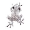 Fashion Diamond FROG PRINCE Brooch