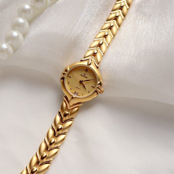 Bracelet Round Gold Watch