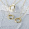 8df92e6e-a340-4ce9-80ef-9d2ec41343cc.jpg S925 Sterling Silver Circle Diamond-studded Necklace