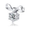 S925 Sterling Silver Bow Stud Earrings