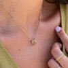 9157303c-b309-4e0b-8e98-3c0937f06fe1.jpg S925 Sterling Silver Circle Diamond-studded Necklace