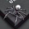 Spider Pearl Large Brooch
