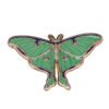 Silkworm Enamel Brooch