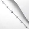 S925 Sterling Silver Station Bracelet