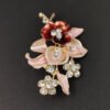 9750688f-e0aa-4bae-a564-d245acb014da.jpg Diamond Flower Corsage Brooch Handmade Brooch
