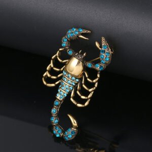 983d94b9-0378-4494-8c35-fd52f23b62c6.jpg Alloy Scorpion Rhinestone Brooch