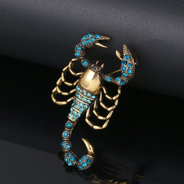 983d94b9-0378-4494-8c35-fd52f23b62c6.jpg Alloy Scorpion Rhinestone Brooch