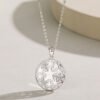 S925 Sterling Silver Pentagram Pendant Necklace