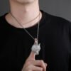 Wolf Head Necklace Pendant