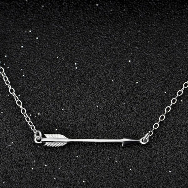 9cabd392-8f7c-4b16-a41f-8037d974587f.jpg S925 Sterling Silver Women's Fashion Arrow Pendant Necklace