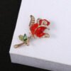 9ede4569-7224-45b8-a0cb-61f7b1465a36.jpg Three-dimensional Rose Flower Rhindiamond-style Brooch