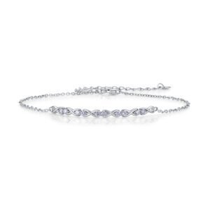 S925 Sterling Silver Infinity Bracelet