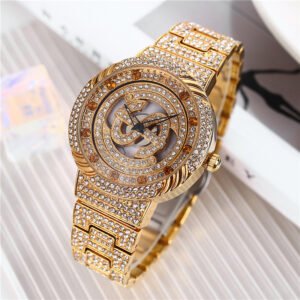Rotating Female Quartz Watch Waterproof