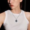 San Judas Tadeo Pendant Sterling Silver Protection Necklace