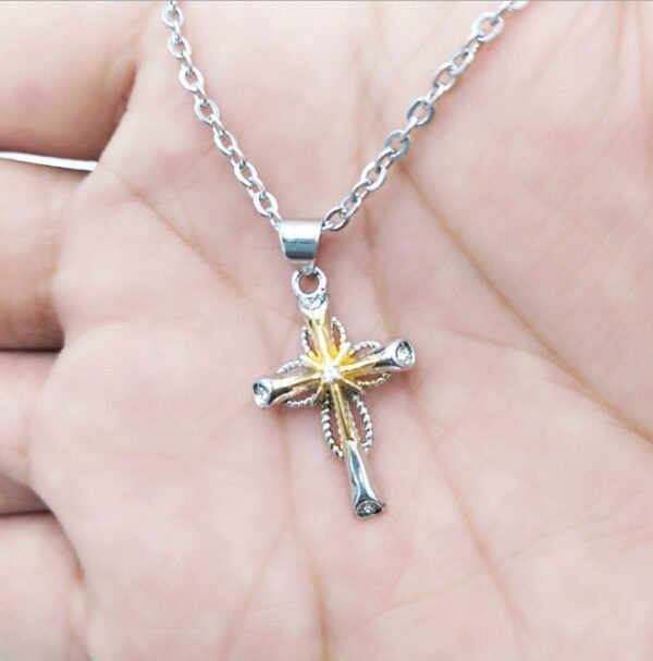 Octagonal Star Cross Alloy Pendant