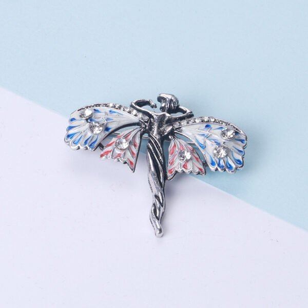 Enamel Butterfly Brooch